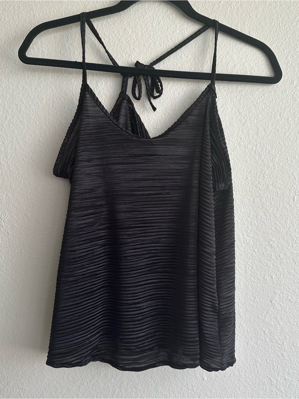 Allison Izu Black Aria Tank Top